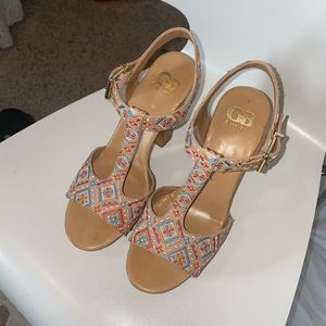 Patterned Strap Gianni Bini Heels